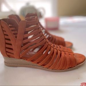 Orange Vince Camuto Sandals